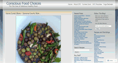 Desktop Screenshot of consciousfoodchoices.com